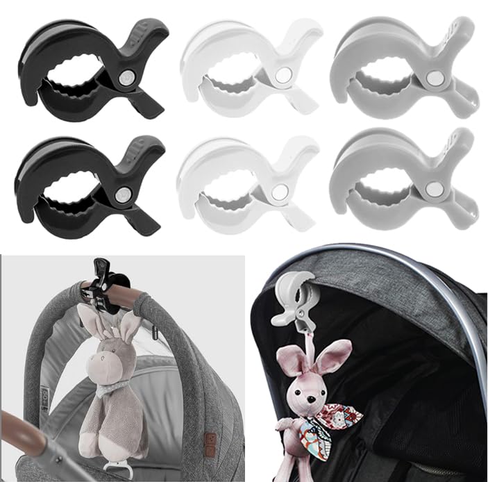 SNOWIE SOFT 6Pcs Utility Clips Pegs for Stroller Sun Shield Cover Fix Clips Heavy Duty Anti-slip Windproof Attachment Clips for Pushchair, Pram, Stroller Lanudry Clips for Clothes Line SNOWIE SOFT 6Pcs Utility Clips Pegs for Stroller Sun Shield Cover Fix Clips Heavy Duty Anti-slip Windproof Attachment Clips for Pushchair, Pram, Stroller Lanudry Clips for Clothes Line